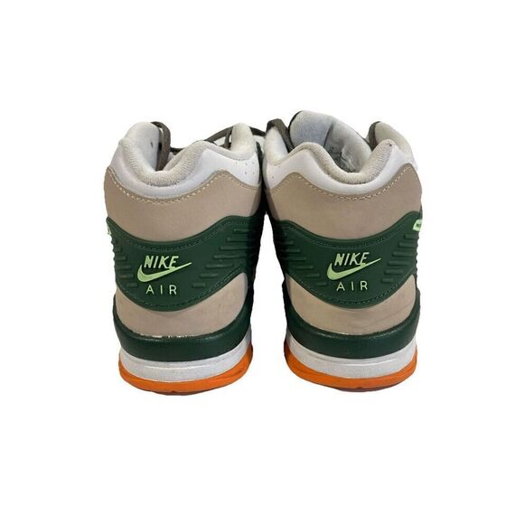 NIKE TRAINER 3 BG BASKETBALL SHOES SIZE 7Y #FZ3555 323 Green Orange Mid High Top - Picture 8 of 13
